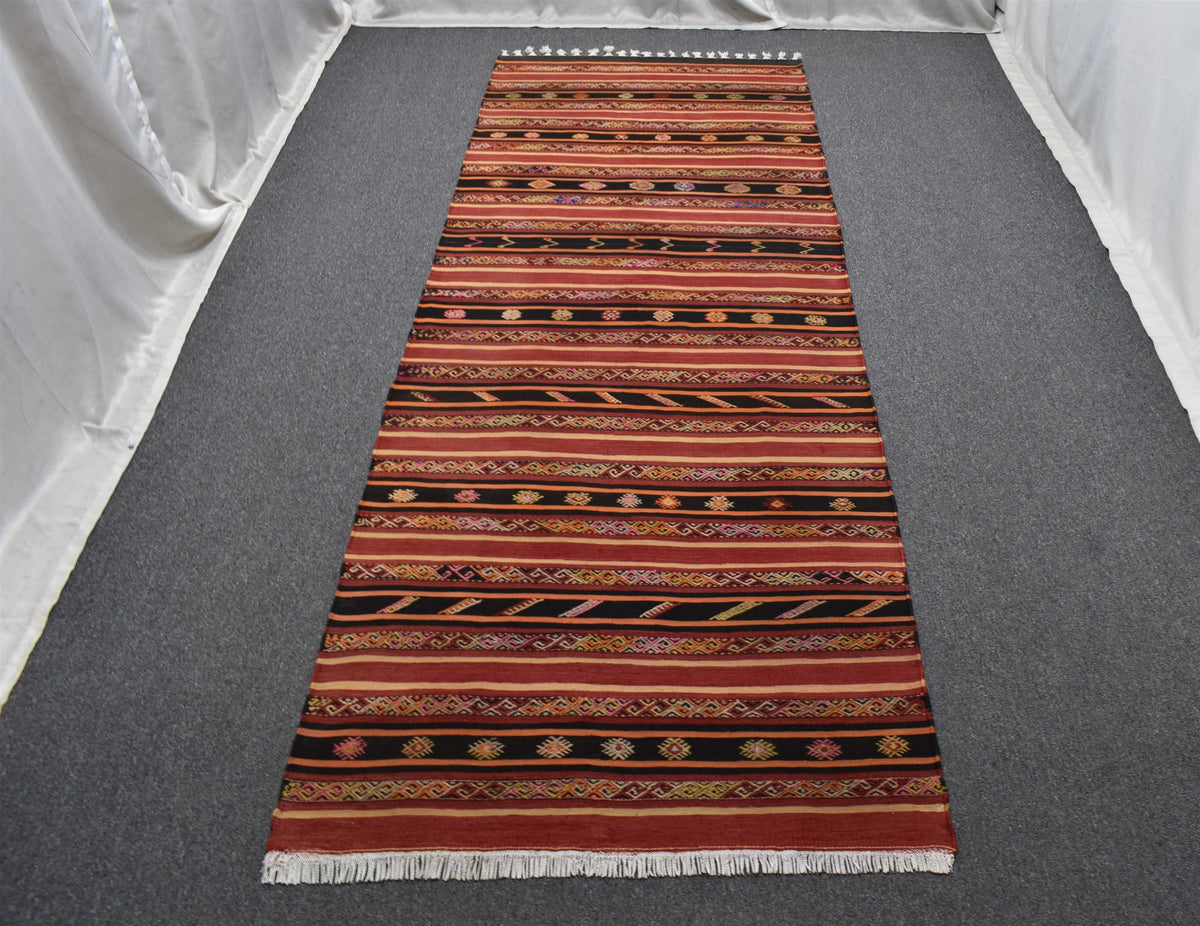 El Dokuması Başyapıt Malatya Yolluk Yün Kilim 7677