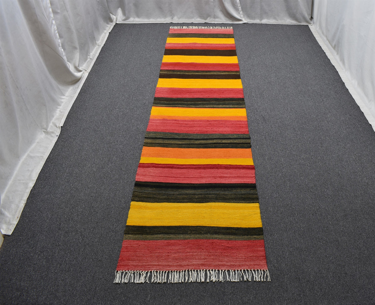 Yeni El Dokuma Benzersiz Şaheser Hafik Sivas Yolluk Yün Kilim 7684