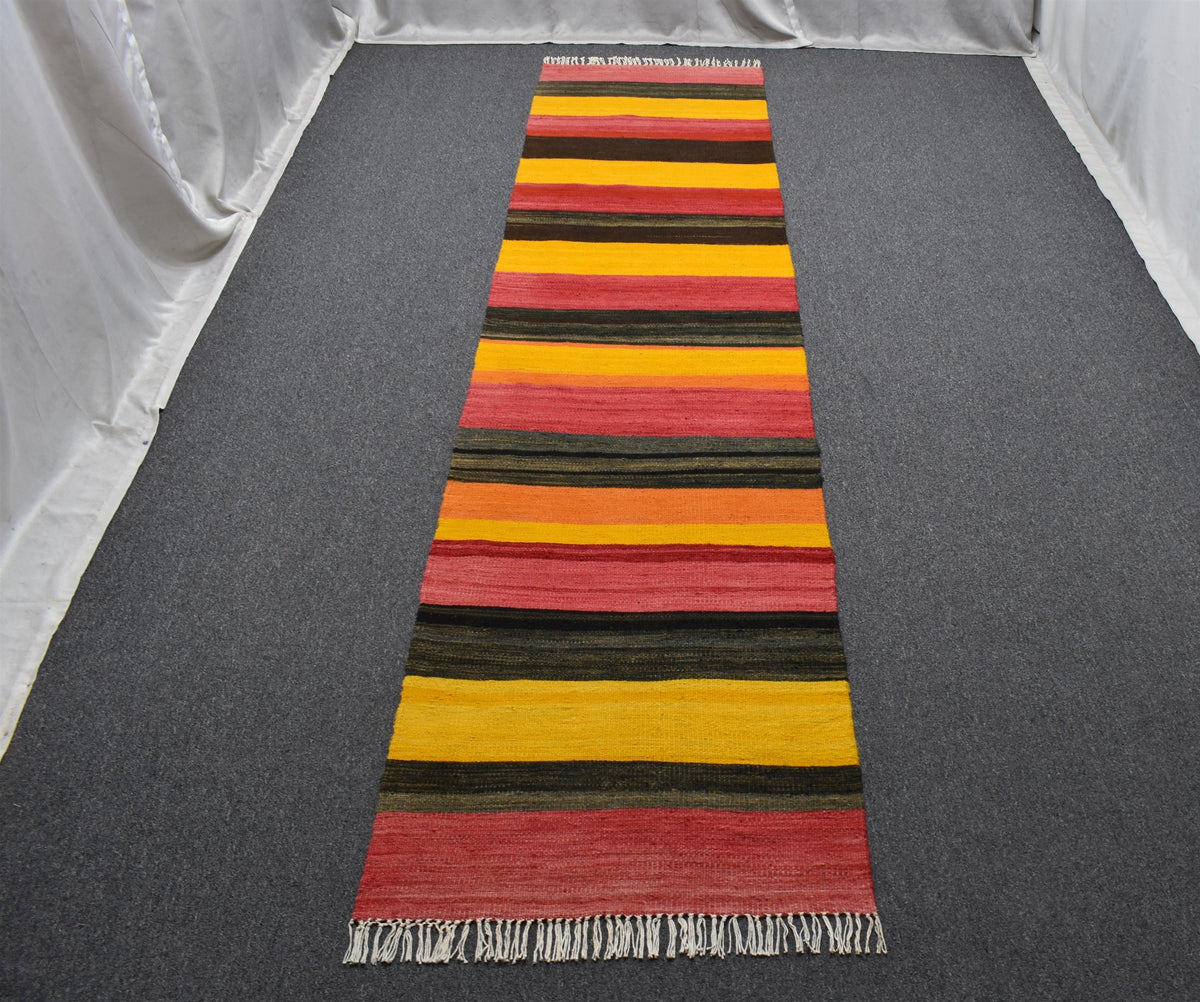 Yeni El Dokuma Benzersiz Şaheser Hafik Sivas Yolluk Yün Kilim 7684