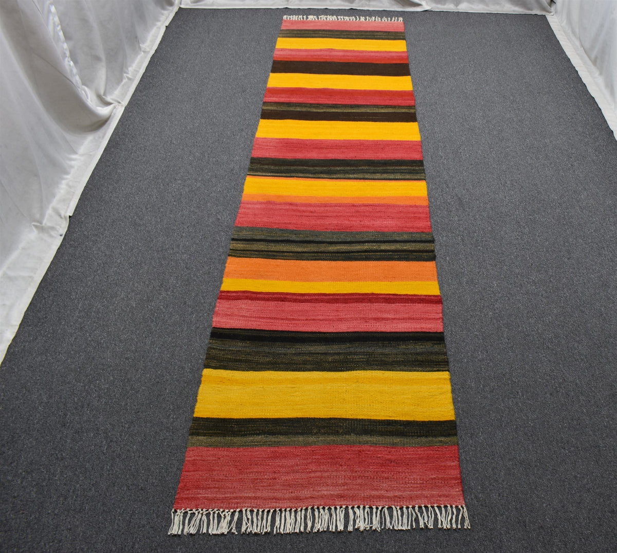 Yeni El Dokuma Benzersiz Şaheser Hafik Sivas Yolluk Yün Kilim 7684