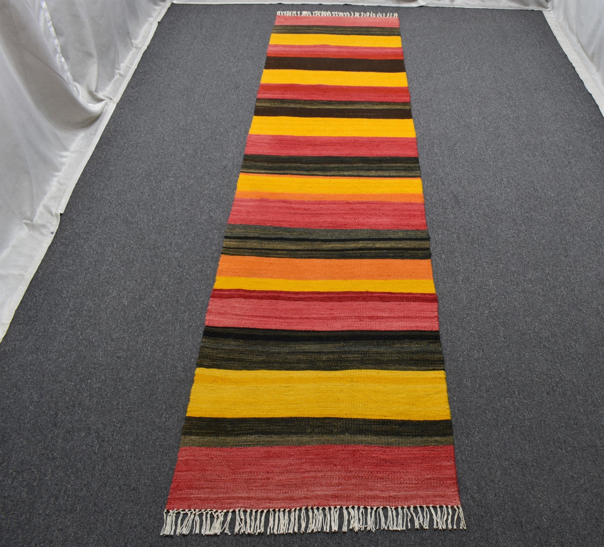 Yeni El Dokuma Benzersiz Şaheser Hafik Sivas Yolluk Yün Kilim 7684