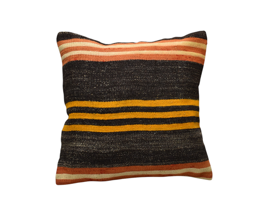 Yeni El Dokuma Dekorluk Kilim Kırlent Yastık Kılıfı 7719