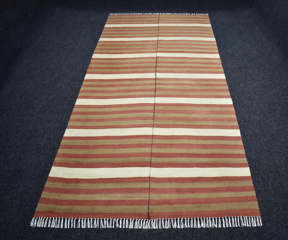 Vintage El Dokuma Şaheser Hafik Zara Sivas Yün Kilim 7807